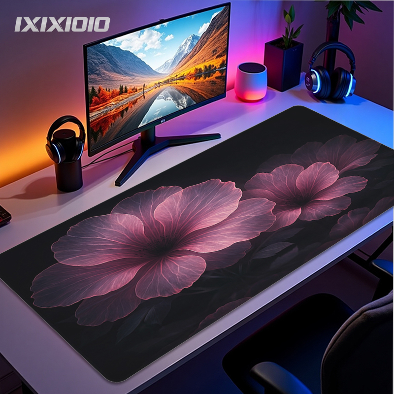 Purple Flower Mouse Pad Gaming - Gaming Keyboard Non Mechanical 评论和价格