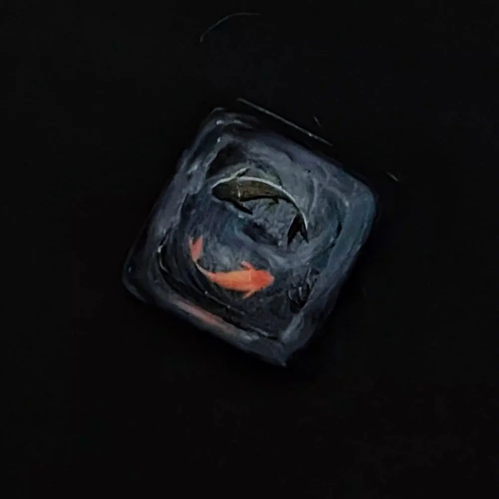 Original Chinese Style Koi Fis - Keyboard Gaming Transparent 评论和价格